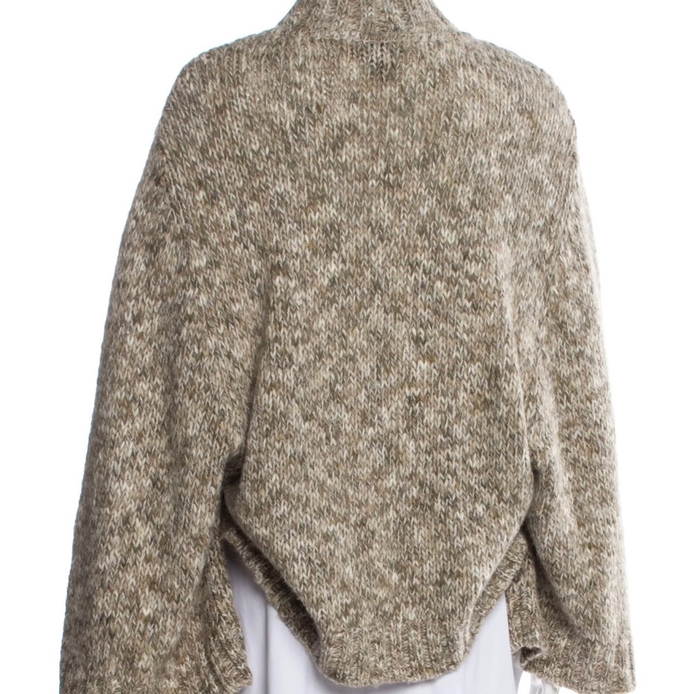 St. John Belted Zip Up Mock Neck Sleeved Cape/Poncho Cardigan XL - Picture 3 of 11
